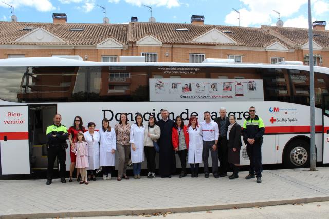 Acţiune de donare de sânge, în parohia „Sfinţii Mărturisitori” din Valdemoro, Spania