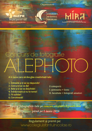 Un concurs inedit de fotografie: „Alephoto“