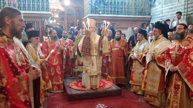 Pelerini români, la Slujba de Înviere de la Ierusalim