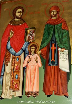 Sfinții Rafael, Nicolae și Irina