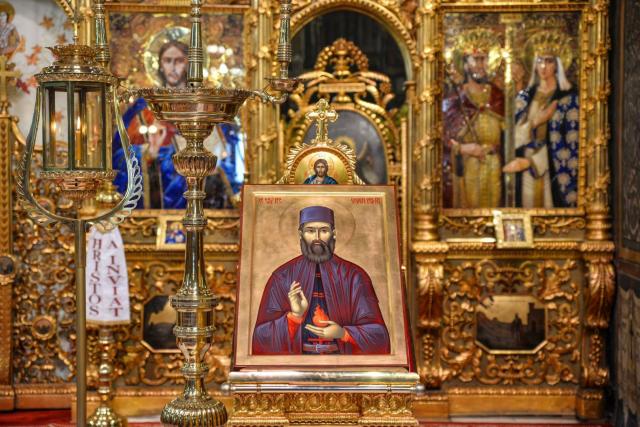 Sfântul Efrem cel Nou a fost cinstit la Catedrala Patriarhală din Bucureşti