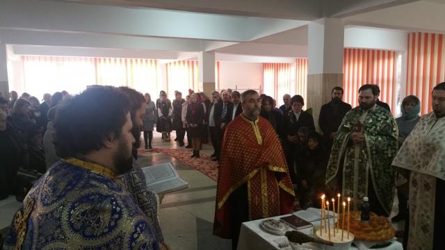 Taina Sfântului Maslu  la Colegiul Tehnic „Mihai Băcescu” din Fălticeni