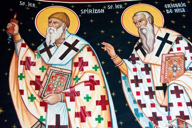 Sfântul Spiridon și Sfântul Grigorie de Nisa