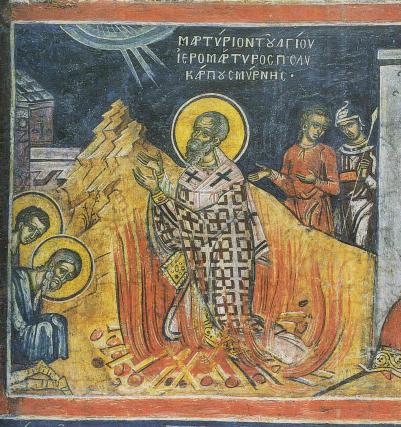 Mucenicia Sfântului Ierarh Policarp al Smirnei