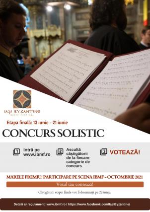 Concursul Solistic Online de Muzică Psaltică Etapa finală: Premiul cel mare prin votul online al publicului și jurizare