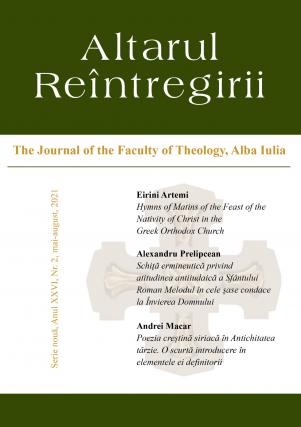 Un nou număr tematic al Revistei teologice „Altarul Reîntregirii” din Alba Iulia