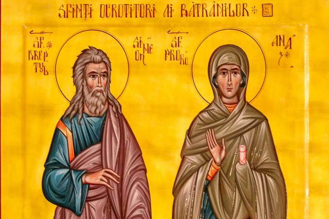 Icoana Anului Omagial 2023: Sfinții Simeon și Ana, ocrotitorii vârstnicilor