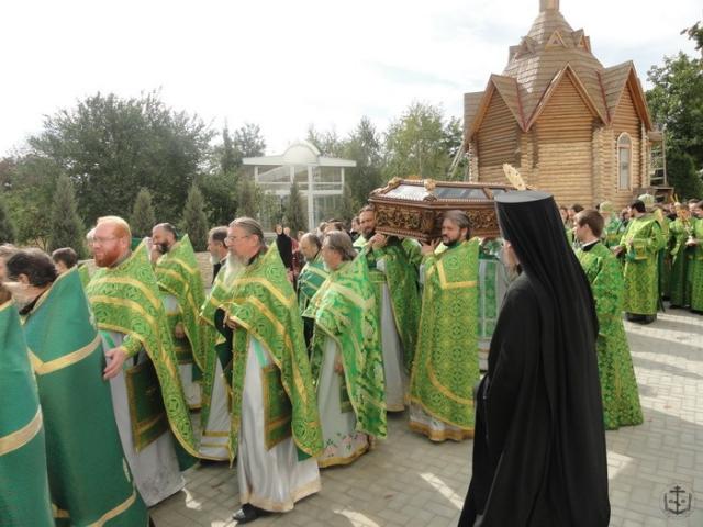 Procesiune cu Moaștele Sfântului Kukşa din Odessa