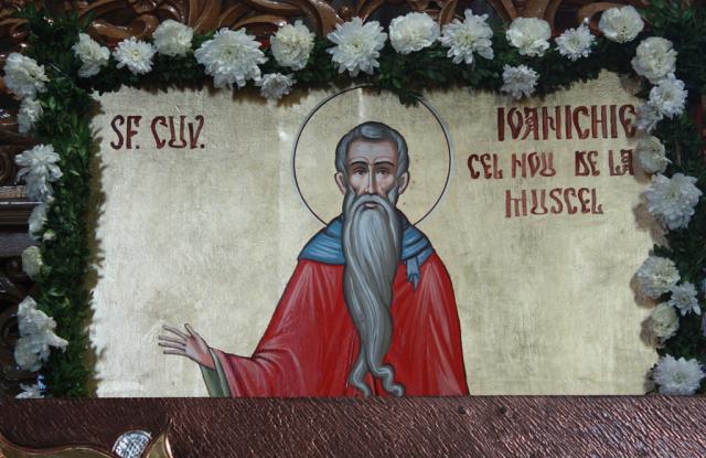 Sfântul Cuvios Ioanichie cel Nou de la Muscel (Argeș)