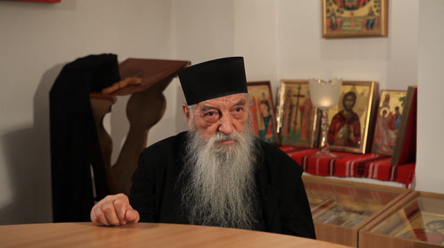 Părintele Hrisostom Dănilă de la Mănăstirea Bucium