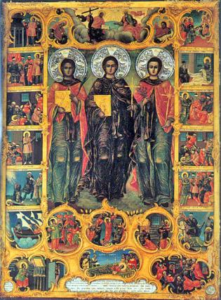 Sfinții Cuvioși Mucenici Acachie, Ignatie și Eftimie