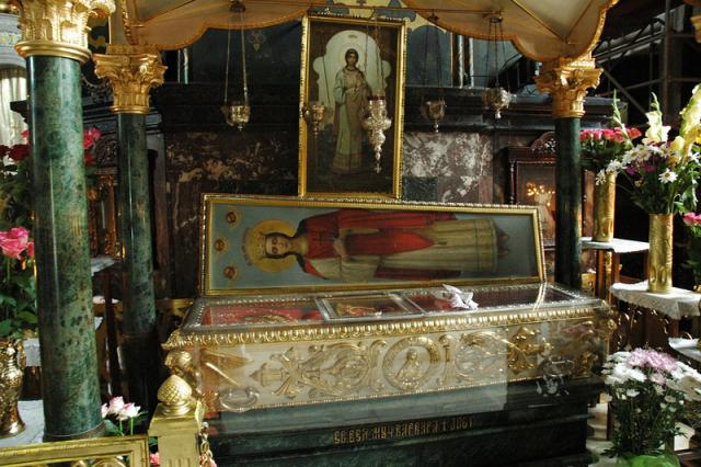 Moaștele Sfintei Mari Mucenițe Varvara
