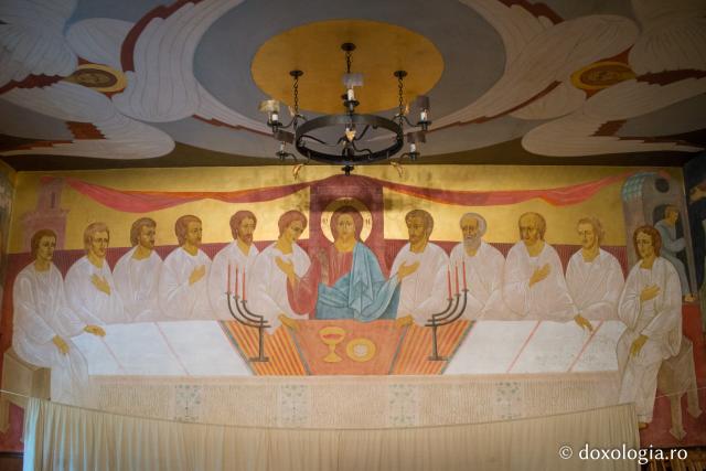 Cina cea de Taină - pictura arhimandritului Sofronie Saharov din trapeza mănăstirii