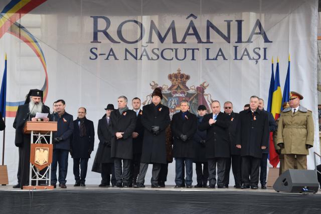 (Foto) Unirea Principatelor Române, comemorată la Iași