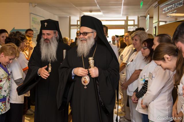 Vizita Patriarhului Antiohiei la Muzeul Mitropolitan și Spitalul Providența din Iași