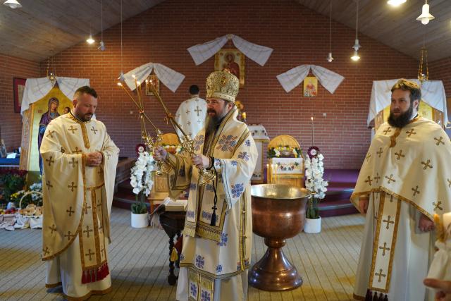 (Foto) Praznicul Intrării în Biserică a Maicii Domnului, prăznuit de românii din Aalborg, Regatul Danemarcei