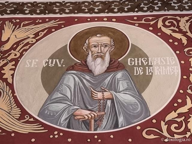 Sfântul Ghelasie de la Râmeț - Paraclisul „Sfântului Ierarh Leontie” de la Mănăstirea Bogdana