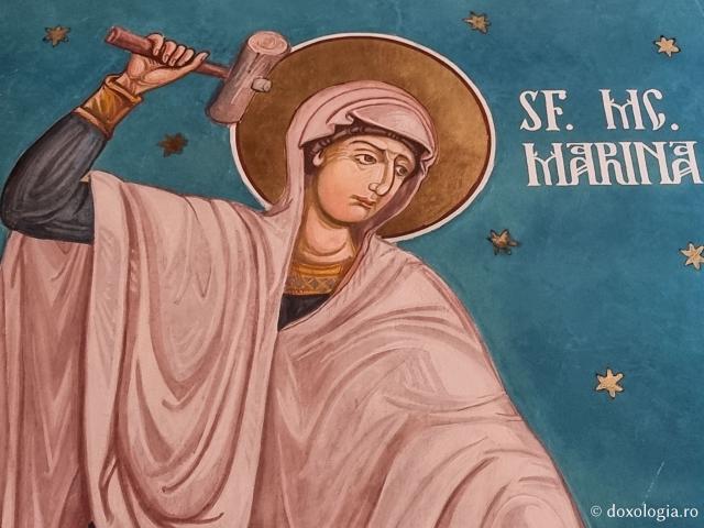 Sfânta Marina - Paraclisul „Sfântului Ierarh Leontie” de la Mănăstirea Bogdana
