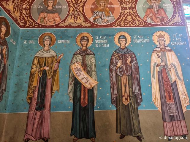 Frescă - Paraclisul „Sfântului Ierarh Leontie” de la Mănăstirea Bogdana