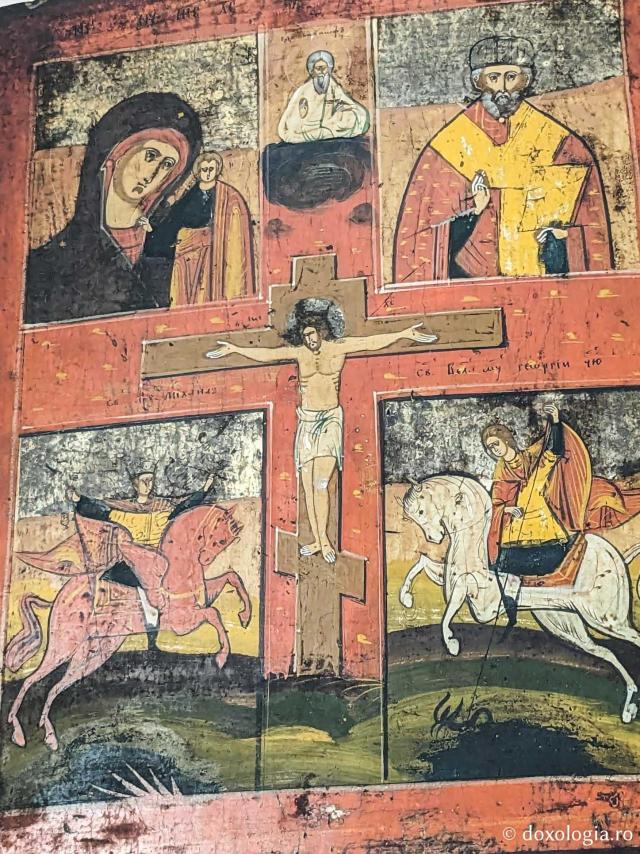 Răstignirea Domnului - Muzeul de icoane pe sticlă „Părintele Zosim Oancea” din Sibiel