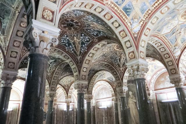 (Foto) Biserica Sfânta Cecilia în Trastevere, Roma 