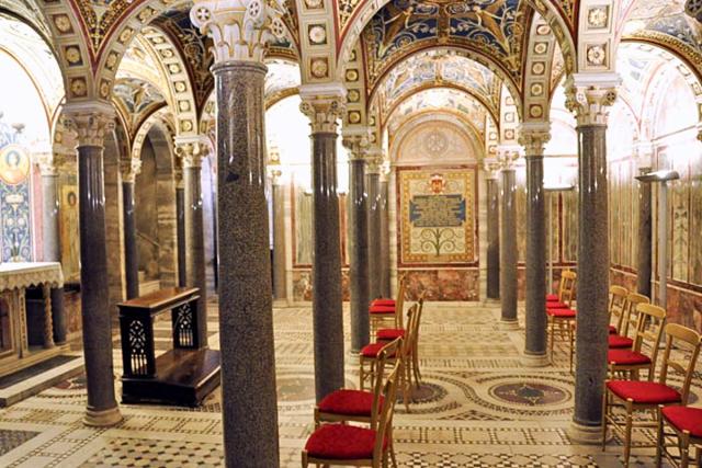 (Foto) Biserica Sfânta Cecilia în Trastevere, Roma 