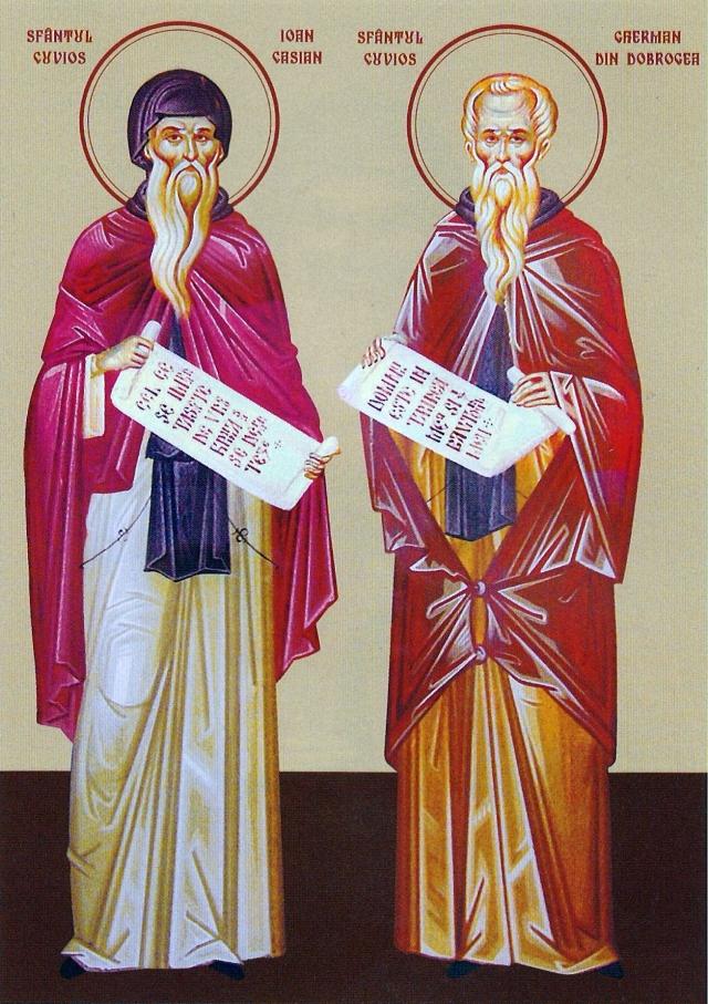 Sfântul Cuvios Ioan Casian Romanul şi Sfântul Cuvios Gherman din Dobrogea