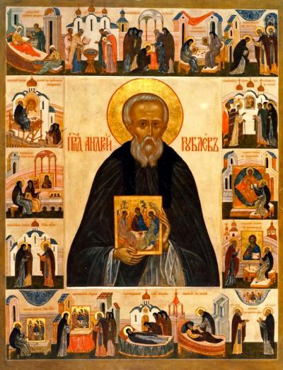 Sfântul Cuvios Andrei Rubliov, iconograful Sfântul Cuvios Andrei Rubliov, iconograful