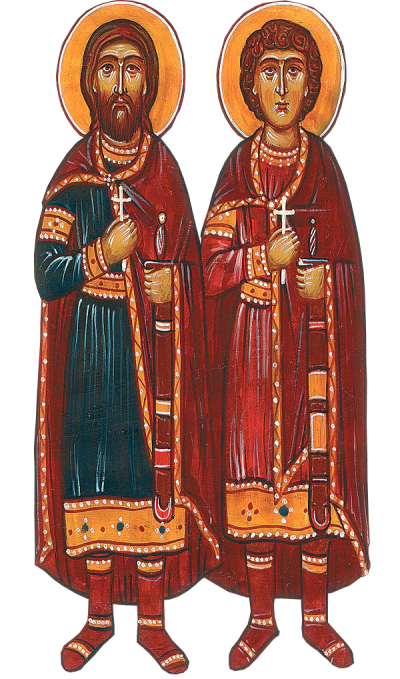 Sfinții Mucenici David și Constantin, prinți ai Georgiei