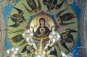 Fecioara Maria a învins păcatul și iadul prin puterea lui Dumnezeu / Foto: Ștefan Cojocariu Maica Domnului pe bolta bisericii