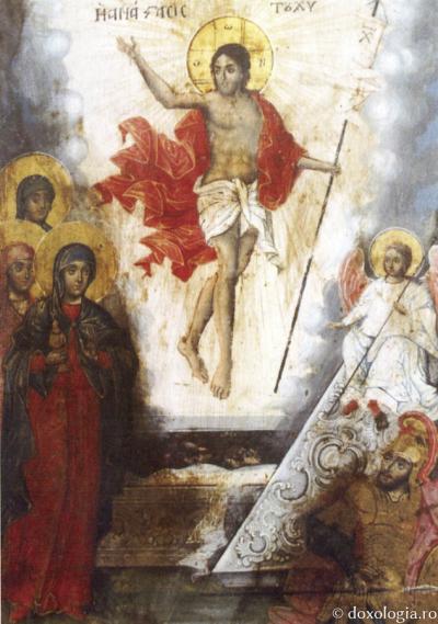 Învierea lui Hristos - Sfânta Maria Magdalena în faţa îngerului