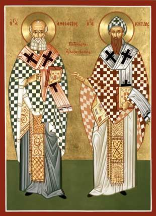 Sfinții Atanasie și Chiril, Arhiepiscopii Alexandriei