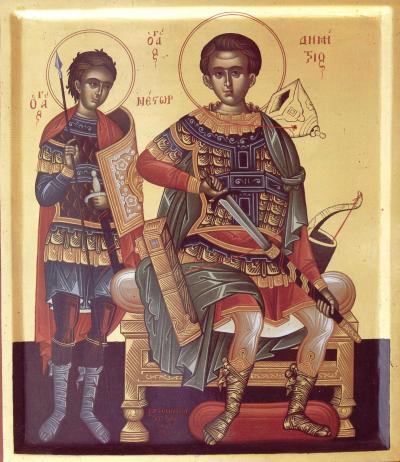 Sfântul Mare Mucenic Dimitrie și Sfântul Mucenic Nestor