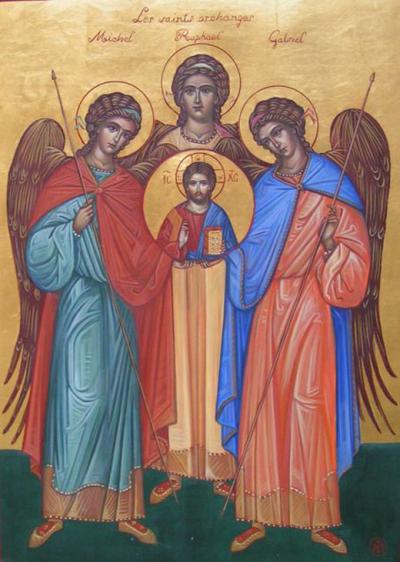 Sfinții Arhangheli Mihail, Rafail și Gavriil