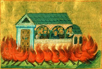 Sfinţii 20.000 de Mucenici arşi în Nicomidia