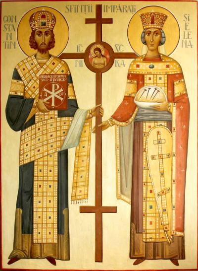Sfinții Împărați, întocmai cu apostolii, Constantin și mama sa, Elena Sfinții Împărați, întocmai cu apostolii, Constantin și mama sa, Elena