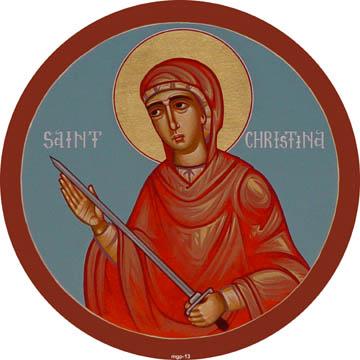 Sfânta Mare Muceniță Hristina Sfânta Mare Muceniță Hristina