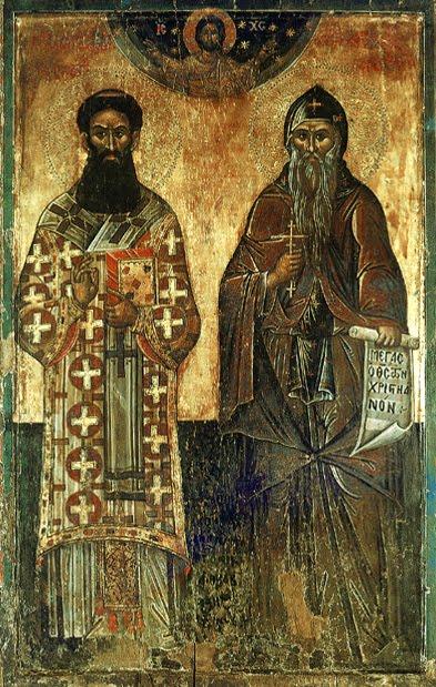 Sfinţii Cuvioşi Sava şi Simeon, ctitori ai mănăstirii Hilandar Sfinţii Cuvioşi Sava şi Simeon