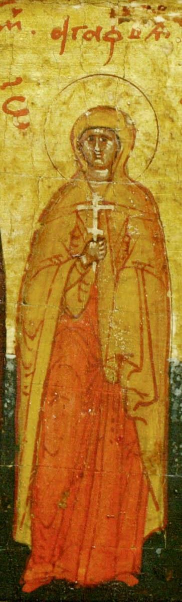 Icoană aflată în Mineiul pe luna ianuarie de la începutul veacului al XVII-lea Icoană aflată în Mineiul pe luna ianuarie de la începutul veacului al XVII-lea