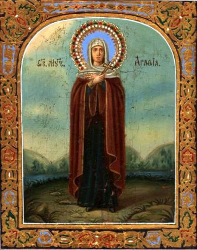 Sfânta Muceniţă Agata Sfânta Muceniţă Agata