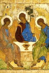 Andrei Rubliov - Cei Trei Îngeri la Stejarul Mamvri Sfânta Treime