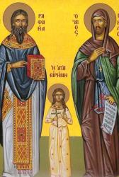 Sfinții Mucenici Rafail, Irina și Nicolae din Insula Lesvos
