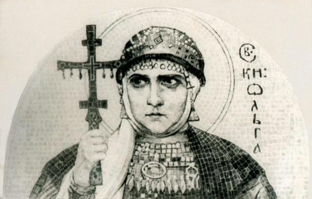 mozaic cu Sfânta Olga