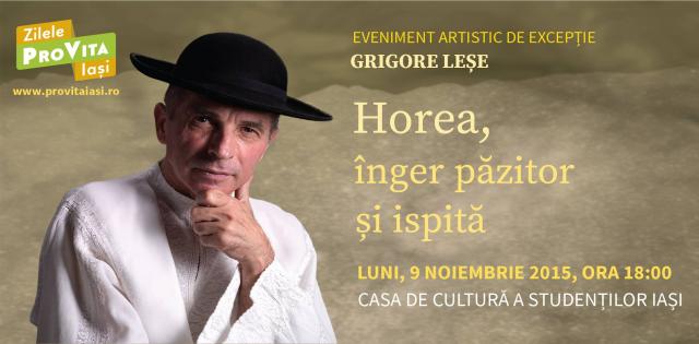 Seară artistică de excepție la Iași în compania lui Grigore Leșe