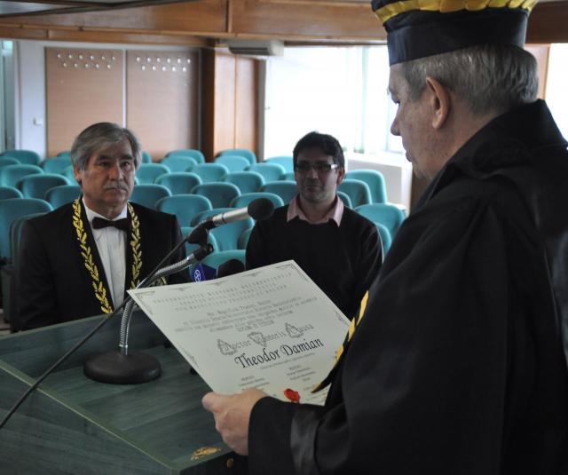 Preotul și filosoful Theodor Damian a primit titlul de „Doctor Honoris Causa”