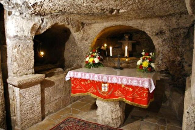 peștera celor 14.000 de prunci de la Biserica Nașterii Domnului