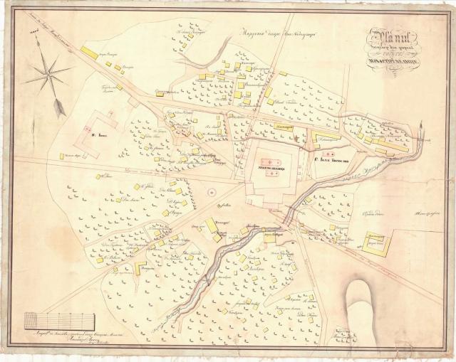 Un document inedit: planul topografic al Mănăstirii Neamț din anul 1858