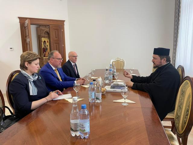 PS Veniamin a primit vizita Ambasadorului României în Republica Moldova