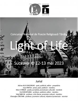 Concurs Național de Poezie Religioasă Tânără – „Light of Life”