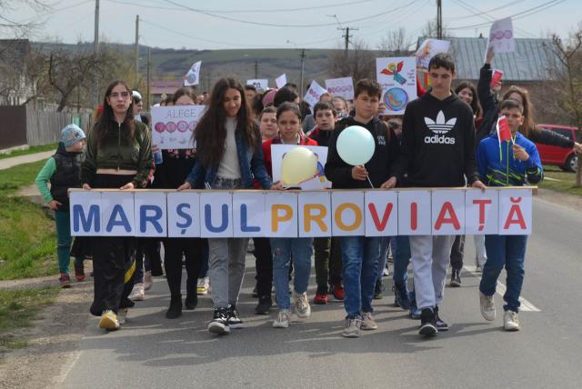 Marșul pentru Viața, desfășurat în comuna Scânteia